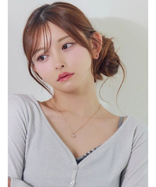 EATME（イートミー）の「ワントップストーンネックレス（ネックレス・レディース・ゴールド・F）」の3枚目の写真