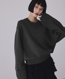 ADAM ET ROPE' | バイカラーリバーシブルニットプルオーバー(ニット/セーター)