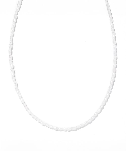 ROPE'（ロペ）の「【J'aDoRe限定】【les bonbon】blanc pearl choker（ネックレス・レディース・ホワイト・F）」の4枚目の写真