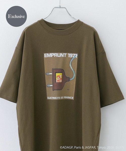 URBAN RESEARCH DOORS(アーバンリサーチドアーズ)の「『別注』Savignac×DOORS プリントTシャツ(Tシャツ/カットソー・メンズ・WHITE1/WHITE2/IVORY/WHITE3/TOP GRAY1/CHARCOAL2/CHARCOAL1/TOP GRAY2/MOCHA/OATMEAL/BLUE/LIGHT BLUE/NAVY/LAVENDER/VERMILLION・M/L/XL)」の9枚目の写真