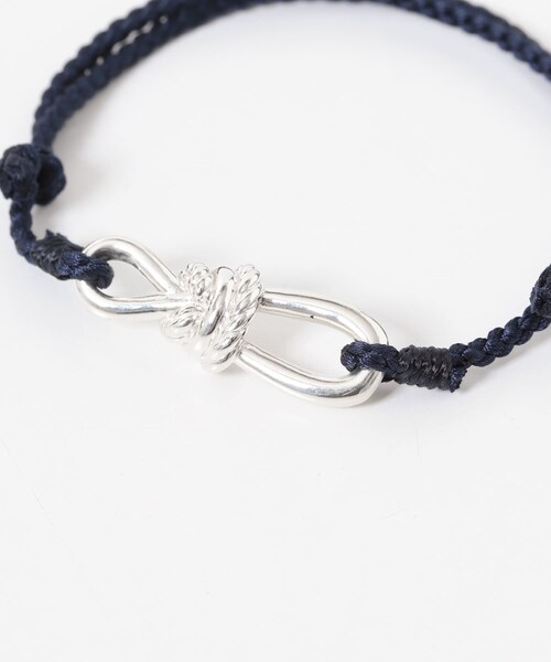 URBAN RESEARCH(アーバンリサーチ)の「XOLO ROPE LINK SILK BRACELET(ブレスレット・メンズ・BLK/GRY35/NVY/BGD・Free)」の12枚目の写真