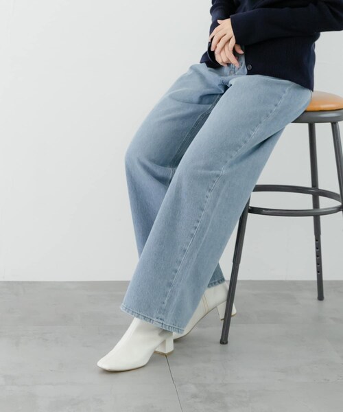 URBAN RESEARCH（アーバンリサーチ）の「『MADE IN JAPAN』スクエアトゥブーツ（ブーツ・レディース・IVORY/BLACK/BROWN・36/37/38）」の10枚目の写真