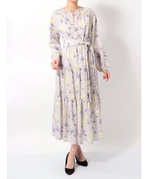 MERCURYDUO | フラワーギャザーマキシワンピース(ワンピース)