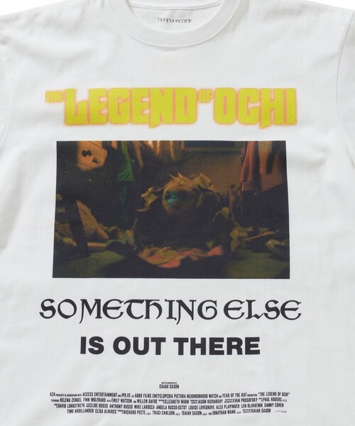 bonjour records（ボンジュールレコーズ）の「A24 for bonjour records 『The Legend Of Ochi』Exclusive T-shirt（Tシャツ/カットソー・レディース・ホワイト/ホワイト系・L/M/XL）」の22枚目の写真