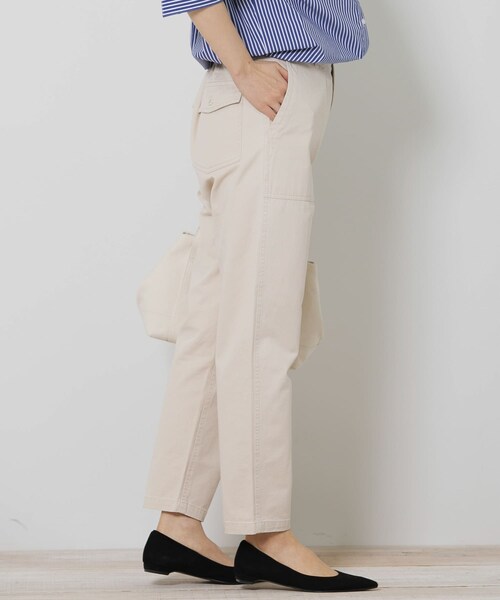 URBAN RESEARCH Sonny Label（アーバンリサーチサニーレーベル）の「ベイカーチノパンツ（チノパンツ・レディース・アイボリー/カーキ/キャメル/ネイビー・36/38）」の7枚目の写真