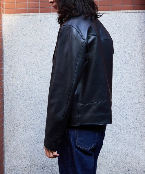 ADAM ET ROPE'（アダムエロペ）の「【HEUGN/ユーゲン】Luther RIDERS（ライダースジャケット・メンズ・ブラック・2/3/4/F）」の13枚目の写真