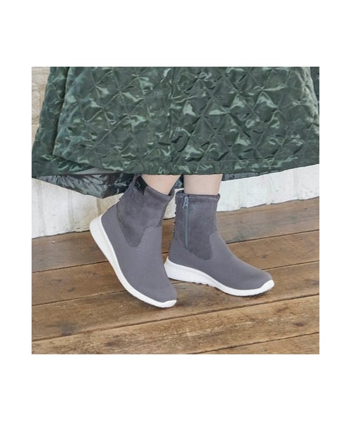 ing(イング)の「イング ing 【レイン・スノー対応】ストレッチスニーカーブーツ (レインシューズ・レディース・BL/GY/OK/BLB・S/22.5cm/M/23.5cm/L/24.5cm/LL/25cm)」の4枚目の写真