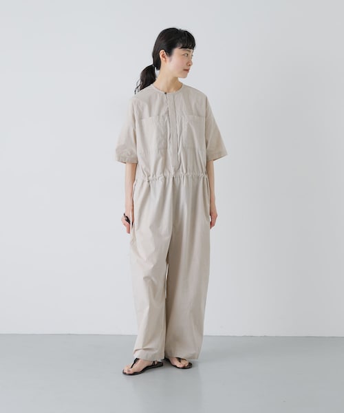 かぐれ（カグレ）の「『2サイズ展開』ワイドオールインワン（つなぎ