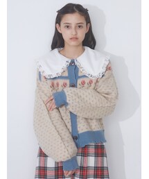 merry jenny | flower gardenニットカーディガン(カーディガン/ボレロ)