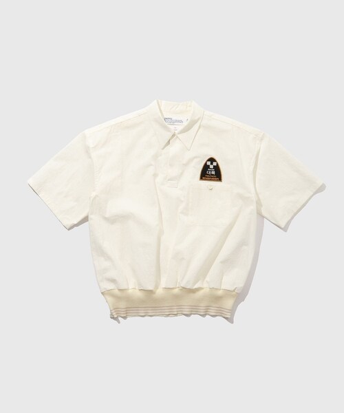 【DAIRIKU/ダイリク】Embroidery H-S Rib Shirt