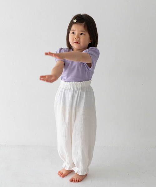 URBAN RESEARCH DOORS(アーバンリサーチドアーズ)の「Pippi+Lotta Aladdin crepe pants(KIDS)(その他トップス・キッズ・Lilac/White/Mint・M/L/XL/XXL)」の6枚目の写真
