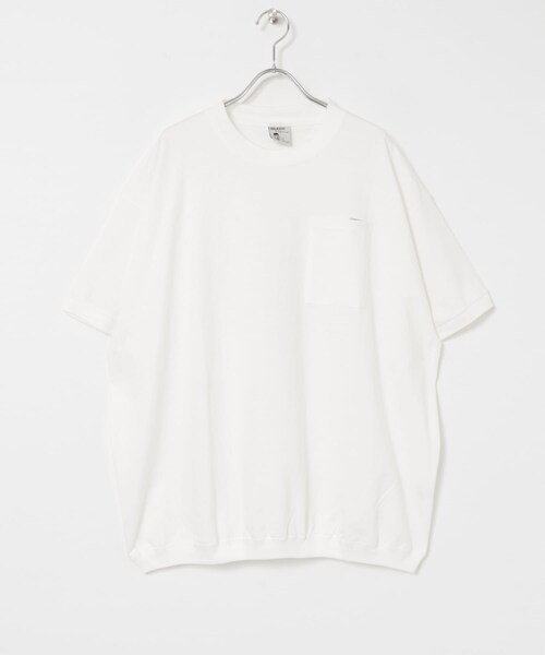 URBAN RESEARCH（アーバンリサーチ）の「RELAX FIT　リブTシャツ（Tシャツ/カットソー・メンズ・BLACK/WHITE/ASH/BROWN/L BLUE・FREE）」の9枚目の写真