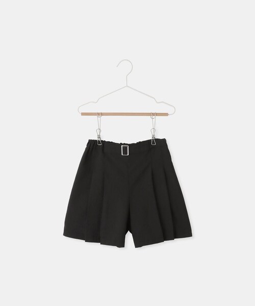 ROPE' PICNIC(ロペピクニック)の「【KIDS/キッズ】エアリーリネンライクベルト付きキュロット/UVカット・接触冷感・吸水速乾(その他パンツ・キッズ・ブラック/ダークブラウン・L/M/S)」の2枚目の写真