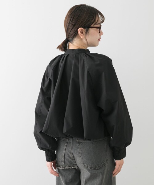 SENSE OF PLACE by URBAN RESEARCH（センスオブプレイスバイアーバンリサーチ）の「バルーンブルゾン（ブルゾン・レディース・BEIGE/BLACK/IVORY・one）」の21枚目の写真