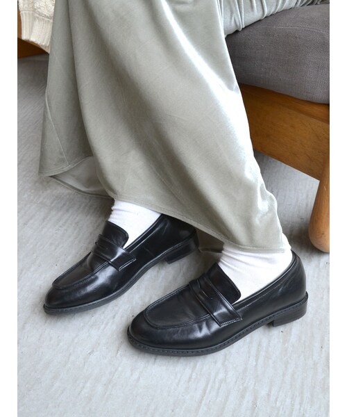 Ungrid（アングリッド）の「クラシックローファー（ローファー・レディース・ブラック/カーキ・S/M/L）」の6枚目の写真