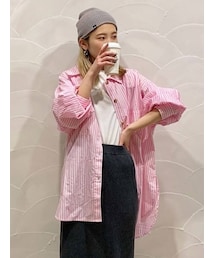 Ungrid | ストライプルーズシャツ(シャツ/ブラウス)