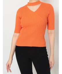 MURUA | カットカシュクールニット(ニット/セーター)