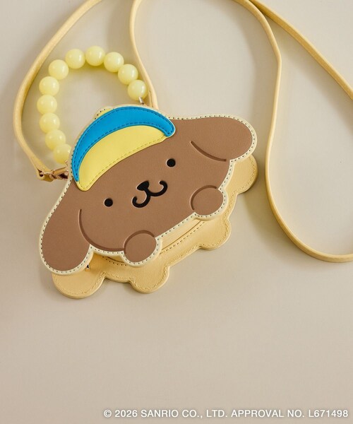 ROPE' PICNIC(ロペピクニック)の「【サンリオキャラクターズ×ROPE' PICNIC】日焼けデザイン フェイスモチーフショルダーバッグ(ショルダーバッグ・レディース・ホワイト系/ラベンダー/ピンク系/ブルー系/イエロー系・F)」の7枚目の写真