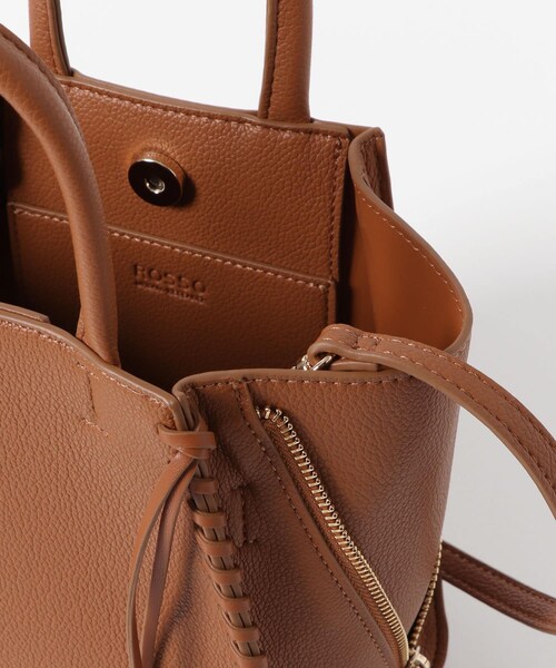 URBAN RESEARCH ROSSO（アーバンリサーチロッソ）の「サイドジップミニトート（ショルダーバッグ・レディース・GREIGE/BROWN/BLACK・-）」の9枚目の写真