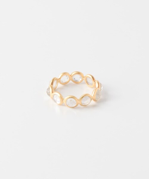URBAN RESEARCH（アーバンリサーチ）の「ラウンドストーンエタニティリング（リング・レディース・レモン×スモーキー/シーブル×クリソ/ローズ×インカ/グレー×ターコ/ラブラドライト/ルチルクォーツ・11/13）」の7枚目の写真