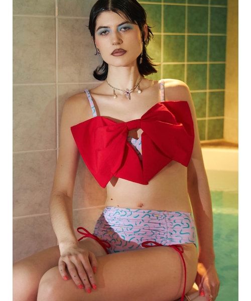 PAMEO POSE Big Bow Bikini 水着 PAMEO POSE（パメオポーズ）の「Big Bow Bikini（水着）」 - WEAR