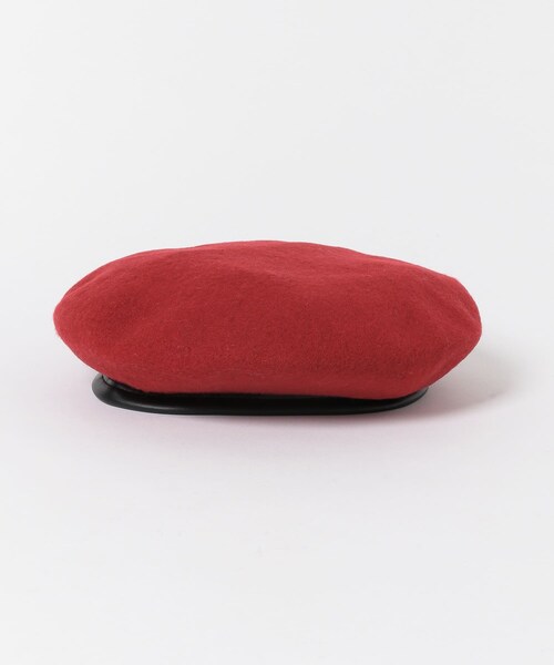 KBF（ケイビーエフ）の「WOOL BERETS（ハンチング/ベレー帽・レディース・RED/BLACK/NAVY・XS）」の4枚目の写真