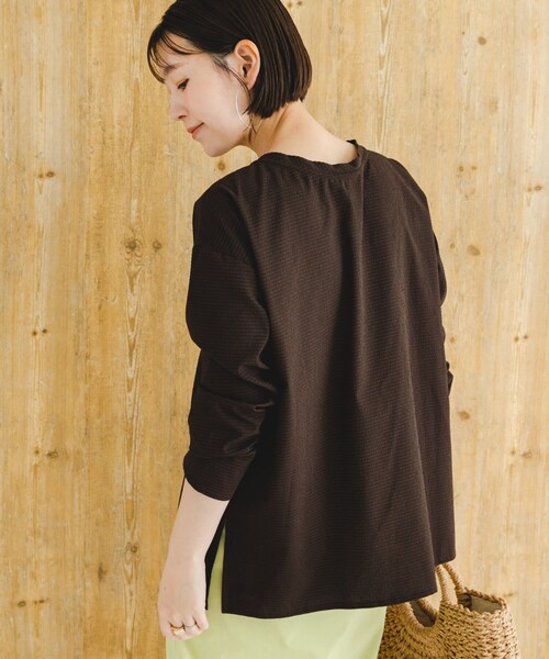 URBAN RESEARCH ROSSO（アーバンリサーチロッソ）の「F by ROSSO　撥水カバーアップ（シャツ/ブラウス・レディース・L/GRAY/BROWN・FREE）」の21枚目の写真