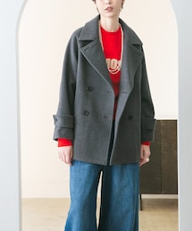 URBAN RESEARCH | スーパー100メルトンPコート(ピーコート)