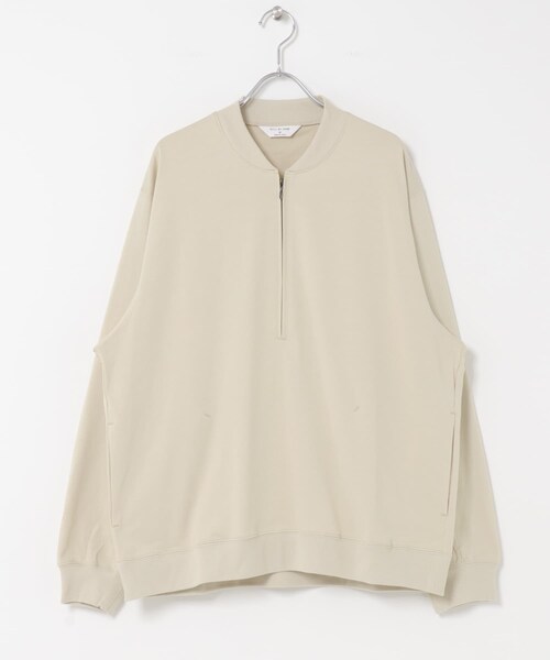 URBAN RESEARCH DOORS（アーバンリサーチドアーズ）の「STILL BY HAND　Zip up cotton jumper（その他トップス・メンズ・LIGHTBEIGE/SLATE GREY/BLACK NAVY・46/48）」の4枚目の写真