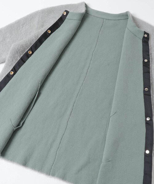 ITEMS URBANRESEARCH（アイテムズ アーバンリサーチ）の「ダブルフェイスミドルカーディガン（テーラードジャケット・レディース・L.BLU/NVY/BRN・Free）」の14枚目の写真