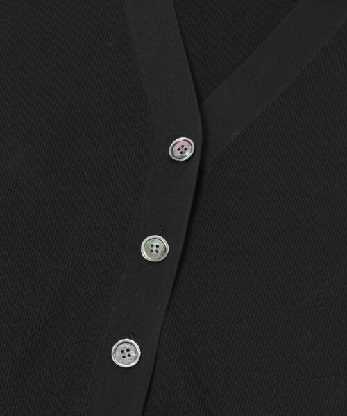 URBAN RESEARCH（アーバンリサーチ）の「片畦ニットベスト（ベスト・レディース・BLACK/BEIGE/PINK・Free）」の6枚目の写真