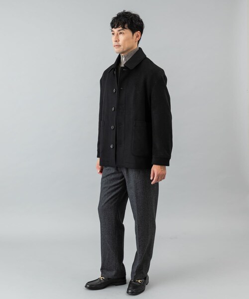 URBAN RESEARCH ROSSO(アーバンリサーチロッソ)の「スーパー100 シングルPコート(その他アウター・メンズ・CHARCOAL/NAVY/BLACK・M/L)」の8枚目の写真