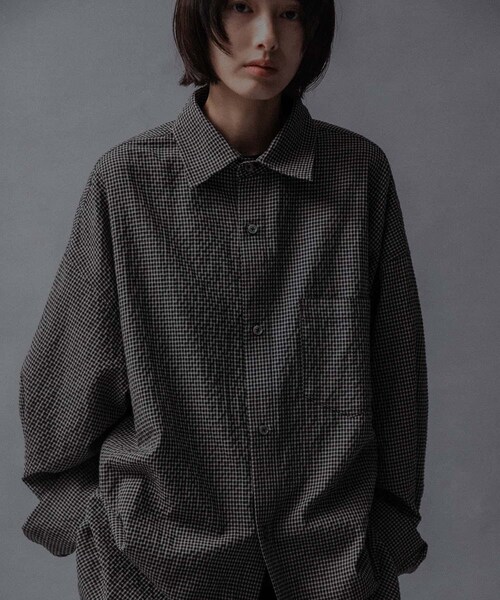 URBAN RESEARCH（アーバンリサーチ）の「FOOOOUR OO CHECK SHIRT OO（シャツ/ブラウス・メンズ・BLACK C/GREEN C/BLUE C/RED C・1/2/3/4）」の15枚目の写真