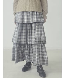 merry jenny | チェックティアードスカート(スカート)