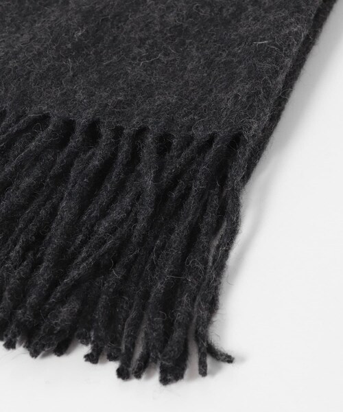 URBAN RESEARCH Sonny Label（アーバンリサーチサニーレーベル）の「大判ウールストール（マフラー・レディース・チャコール/Lグレー/ベージュ/ボルドー・One）」の16枚目の写真