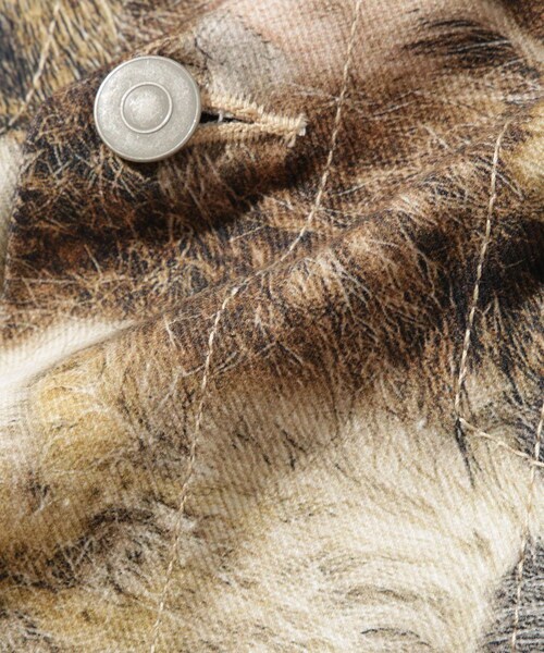 ADAM ET ROPE'(アダムエロペ)の「【TOLQ/トルク】Printed Trucker Jacket(その他アウター・メンズ・キャメル系/ブルー系・3/4/5)」の18枚目の写真