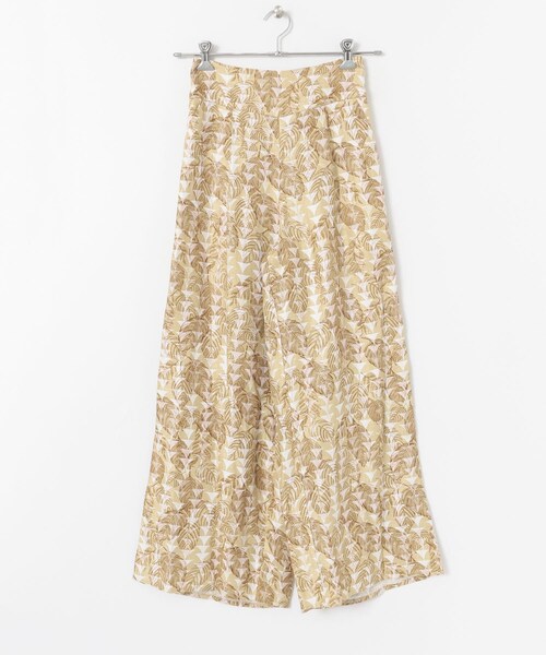 URBAN RESEARCH ROSSO（アーバンリサーチロッソ）の「リーフプリントワイドパンツ（その他パンツ・レディース・P/BEIGE/BEIGE・36/38）」の18枚目の写真