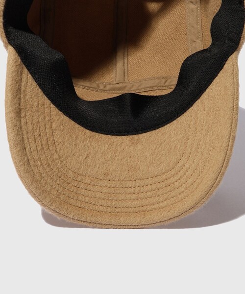 ADAM ET ROPE'（アダムエロペ）の「【KIJIMA TAKAYUKI/キジマ タカユキ】ANGORA SHAGGY JET CAP（キャップ・メンズ・ブラック/キャメル/サックス・F）」の12枚目の写真