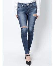 GYDA | SIDE RIPPED スキニーデニムパンツ(デニムパンツ)