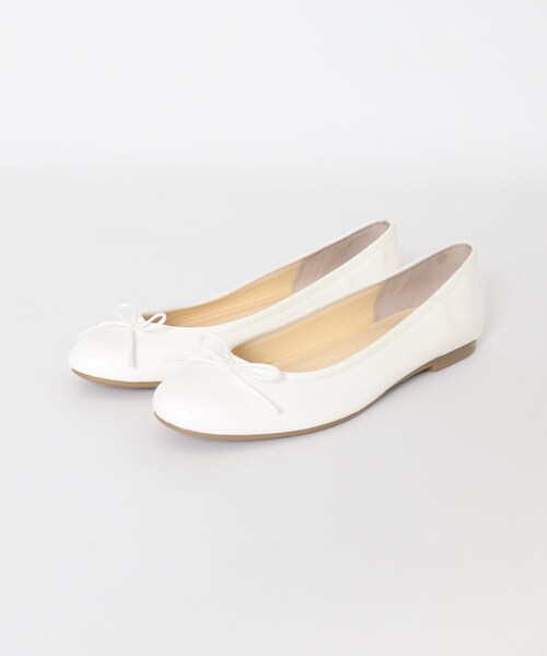 RODE SKO（ロデスコ）の「『35～40サイズ展開』『MADE IN JAPAN』プレーンバレエシューズ（バレエシューズ・レディース・WHITE/BLACK/SNAKE/L.DENIM/GINGHAM・36/37/38/35/36.5/37.5/38.5/39/40）」の14枚目の写真