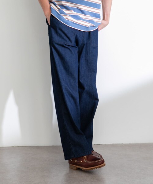 URBAN RESEARCH Sonny Label（アーバンリサーチサニーレーベル）の「接触冷感デニムイージーパンツ（デニムパンツ・メンズ・インディゴ/ライトインディゴ・M/L）」の11枚目の写真