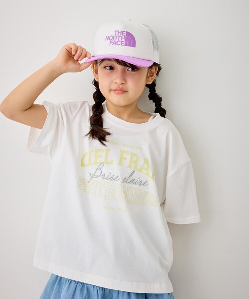 ROPE' PICNIC(ロペピクニック)の「【KIDS】【THE NORTH FACE/ザ・ノースフェイス】Kids logo mesh cap(キャップ・キッズ・ラベンダー系・F)」の4枚目の写真