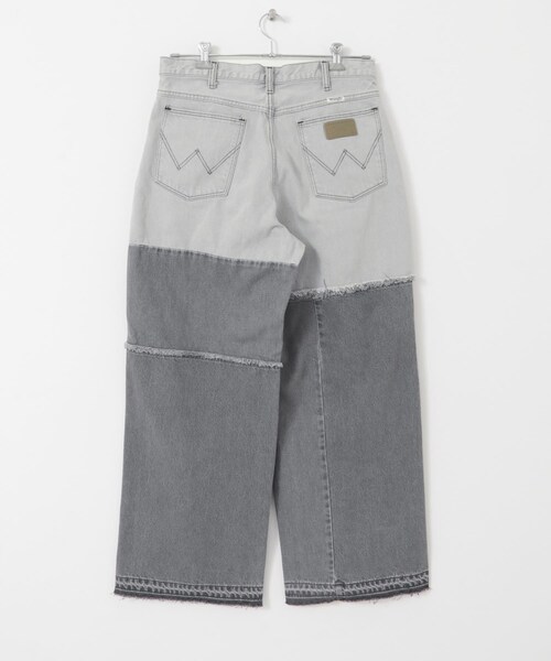 URBAN RESEARCH Sonny Label（アーバンリサーチサニーレーベル）の「Wrangler　WREMAKE WIDE（デニムパンツ・メンズ・BK USED/BL USED・M/L）」の13枚目の写真