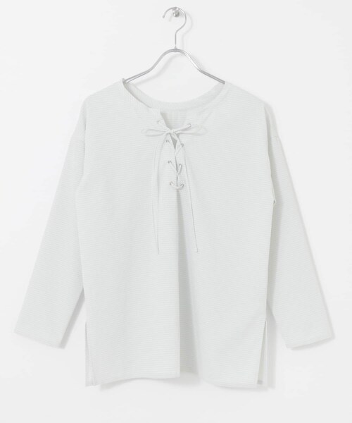 URBAN RESEARCH ROSSO（アーバンリサーチロッソ）の「F by ROSSO　撥水カバーアップ（シャツ/ブラウス・レディース・L/GRAY/BROWN・FREE）」の17枚目の写真