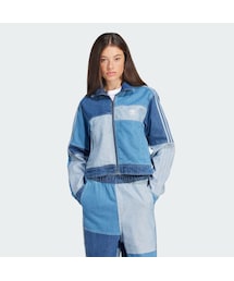 adidas | KSENIASCHNAIDER デニムパッチワーク トラックトップ（ジャージ）(トップス)