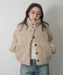 SENSE OF PLACE by URBAN RESEARCH | プードルファーミドルジャケット(その他アウター)