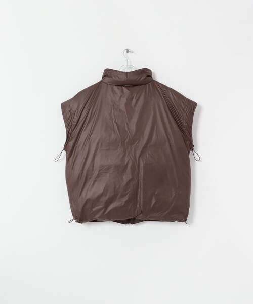 LAATO（ラート）の「short-sleeved down vest（その他アウター・レディース・チョコレート/ラクダ・FREE）」の14枚目の写真