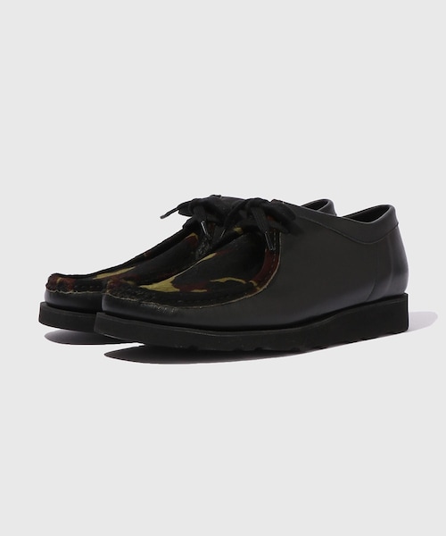 ADAM ET ROPE'（アダムエロペ）の「【Padmore&Barnes for WILD LIFE TAILOR】EX COMBI LEATHER MOC（モカシン/デッキシューズ・メンズ・グリーン系・24.5/25.5/26.5/27.5）」の11枚目の写真