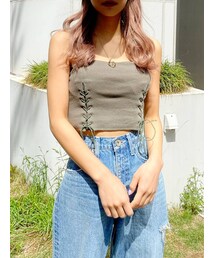 GYDA | Wレースアップ2WAYビスチェ(キャミソール)