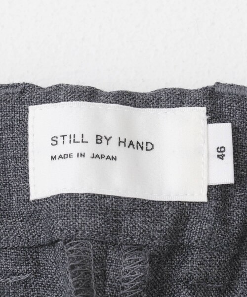 STILL BY HAND Relaxed wool pants | 激安通販のイーサプライ